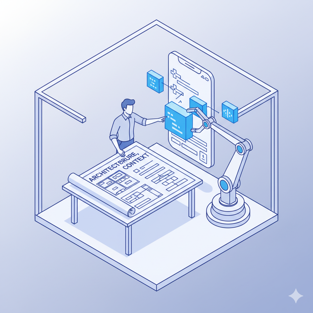 You're the architect, not the builder