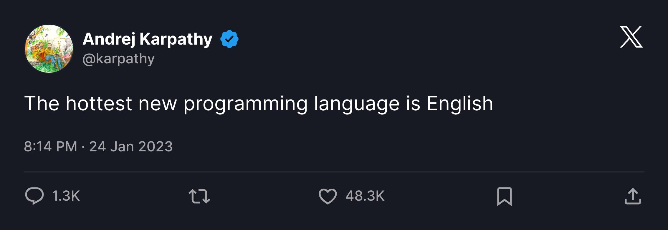andrej karpathy's tweet